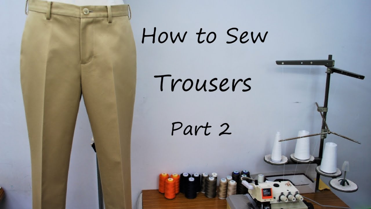 Как сшить брюки - часть 2