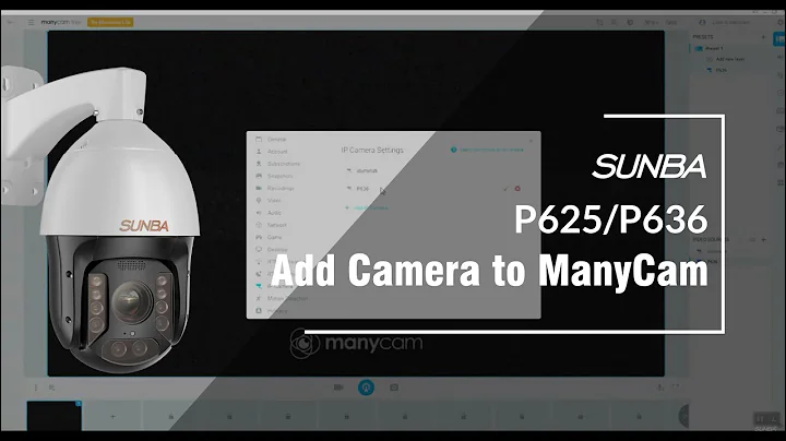 How to add IP camera into ManyCam software and get the IP camera‘s video source