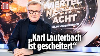 „Ich bin fertig mit Karl Lauterbach!“ | Hans-Ulrich Jörges | Viertel nach Acht