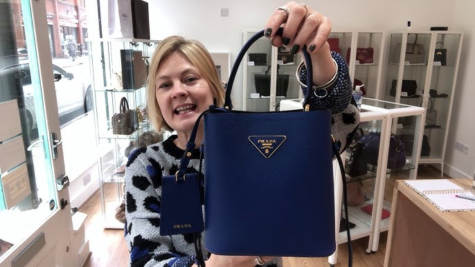 Sydney's Fashion Diary: Review: Prada Cuir Medium Double Bag in Marmo