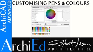 ArchiCAD - Customising pens and colours