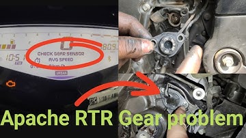 tvs apache rtr 160 4v gear sensor problem | tvs apache rtr 160 2v gear sensor problem || #gear