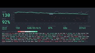 130 wpm monkeytype