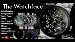 The Watchface - Android Wear OS 5 Watch Face with the new Watch Face Format screenshot 2