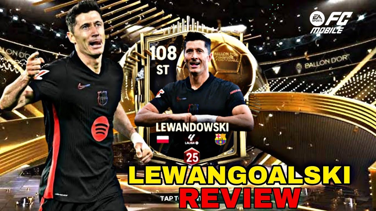 Ballon d'or Robert Lewandowski review‼️FC MOBILE