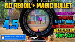 BGMI 4.5 😱MAGIC BULLET TRACKING AUTOHEADSHOT CONFIG FILE |HIGH DAMAGE AIMBOT CONFIG BGMI 4.5 screenshot 1