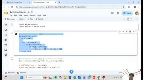 menjelaskan algoritma bobble sort menggunakan program python