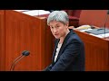 Not my foreign minister sharri markson blasts penny wong over israel itinerary