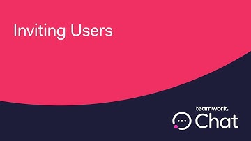 Teamwork Chat - Inviting Users