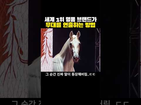 세계 1위 명품 브랜드가 무대를 연출하는 방법?ㄷㄷ..