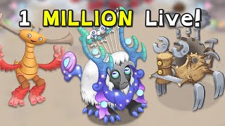 1 Million Subscribers! - Season Of Love Livestream (My Singing Monsters)