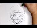 How to draw Itadori Yuji from jujutsu kaisen