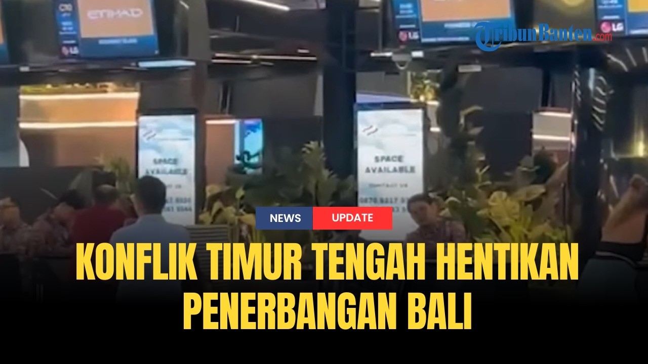 🔴 1.631 Penumpang Bandara I Gusti Ngurah Rai Terdampak Konflik Timur Tengah