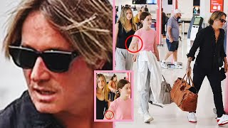 ‘Sunday Looks Like Keith’: Keith Urban Caught With Two Daughters Sunday and Faith at Sydney Airport