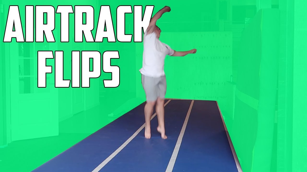 RANDOM FLIPS ON THE AIRTRACK YouTube