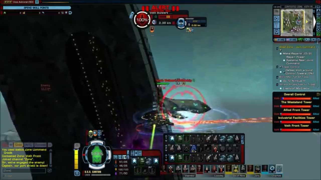 star trek online defeat voth around control towers