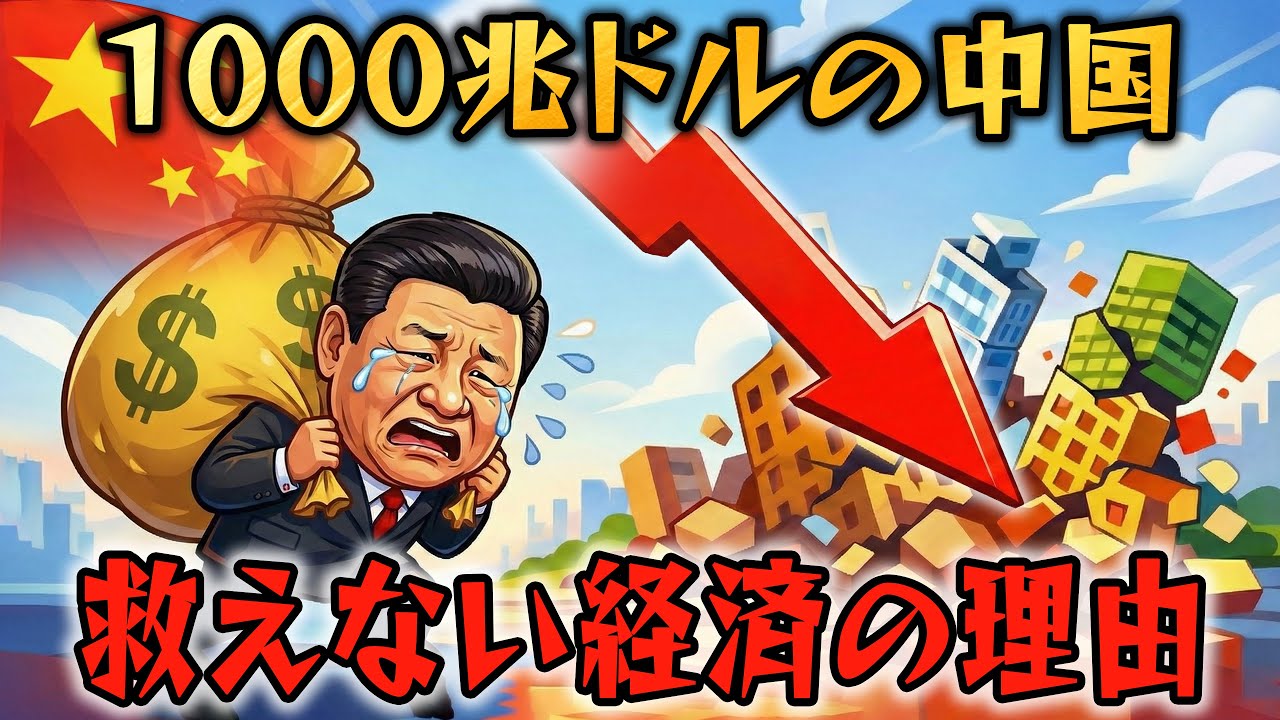 【中国経済】中国は1,000兆ドル以上を保有しているのに、なぜ自国経済を救えないのか？