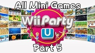 Wii Party U - All Mini Games Part 5