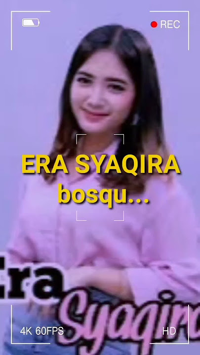 Gak bosan lihat wajah nya.... Era Shaqira penyanyi cantik asal Banyuwangi.