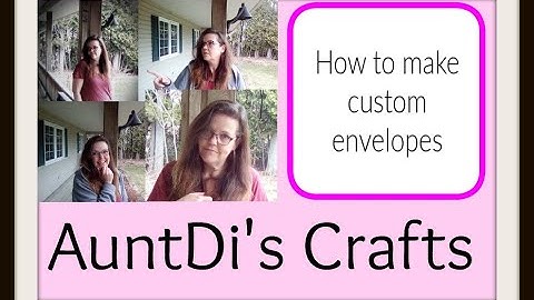 Custom size envelopes using Templatemaker and AuntDi