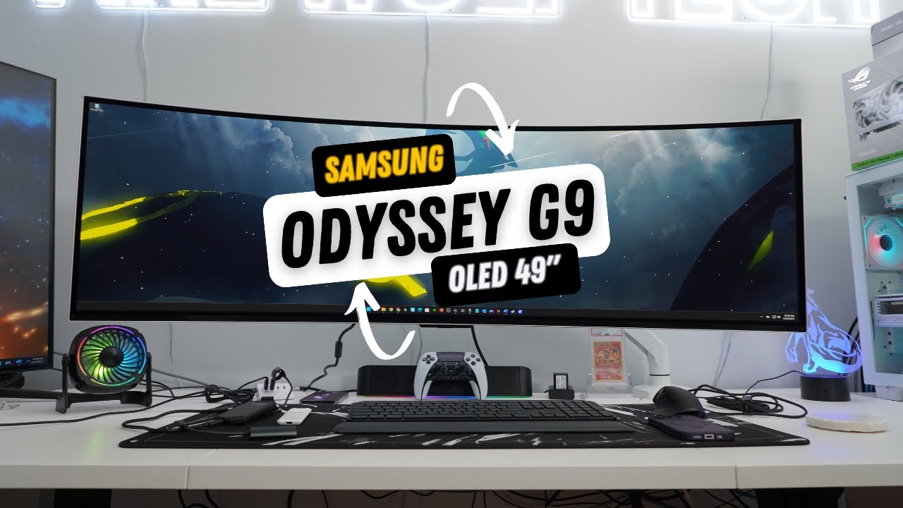 The massive 49-inch Samsung Odyssey G9 gaming monitor is $400 off