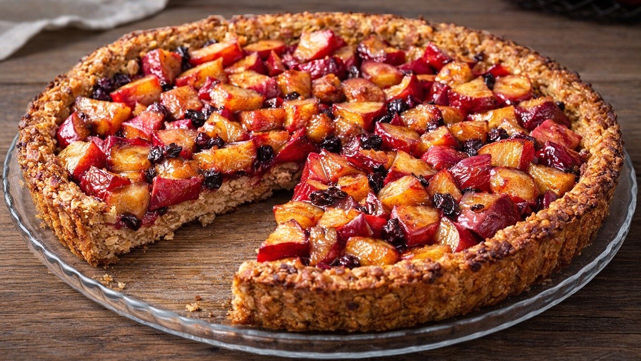 Haferflocken und Äpfel! So einfach zuzubereiten, dass ich es dreimal pro Woche koche!