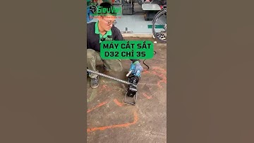 Máy cắt thủy lực CTL32 – Cắt sắt phi 32 chỉ 3s #mayxaydungtudongsieuviet  #maycatsatthuyluc #shorts