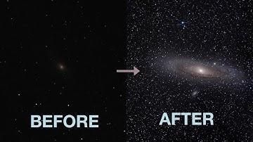 Beginning astrophotography | Untracked Andromeda galaxy | Astrophotography with just a tripod