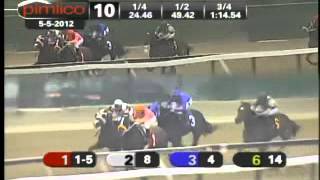 Pimlico 5-5-2012 Race 10 - Cananero II Stakes