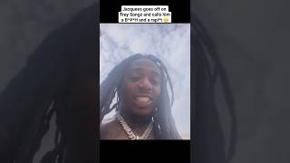 Jacquees goes off on Trey Songz and calls him a B*#*H and a rapi*t 😬