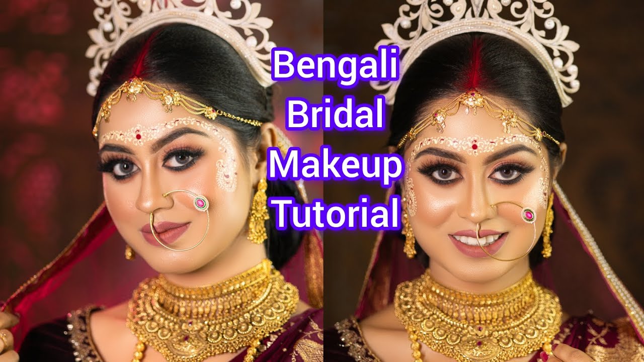Step by step bengali bridal makeup tutorial 🥰 for professional makeup ...
