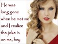 Taylor Swift - I knew you were trouble (Lyrics)