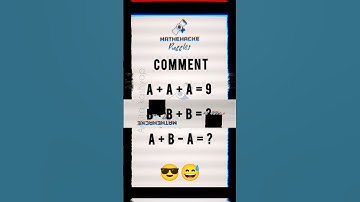 Maths Quiz || IQ Test || Puzzle #ytshorts #mathehacke  #mathpuzzle #logicpuzzles #iqtest #quiz #math