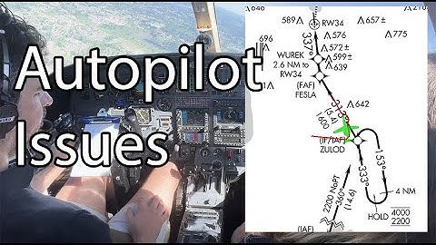 Instrument approach gone wrong with Autopilot - TECHNICAL DETAILS