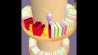 Book Worm Bounce power up break, coins and fail with Willow 1080 x 1080 screenshot 1