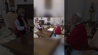 First female Archbishop of Canterbury and the Pope meet #shorts