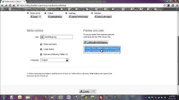How to add Twitter Follow button on wordpress