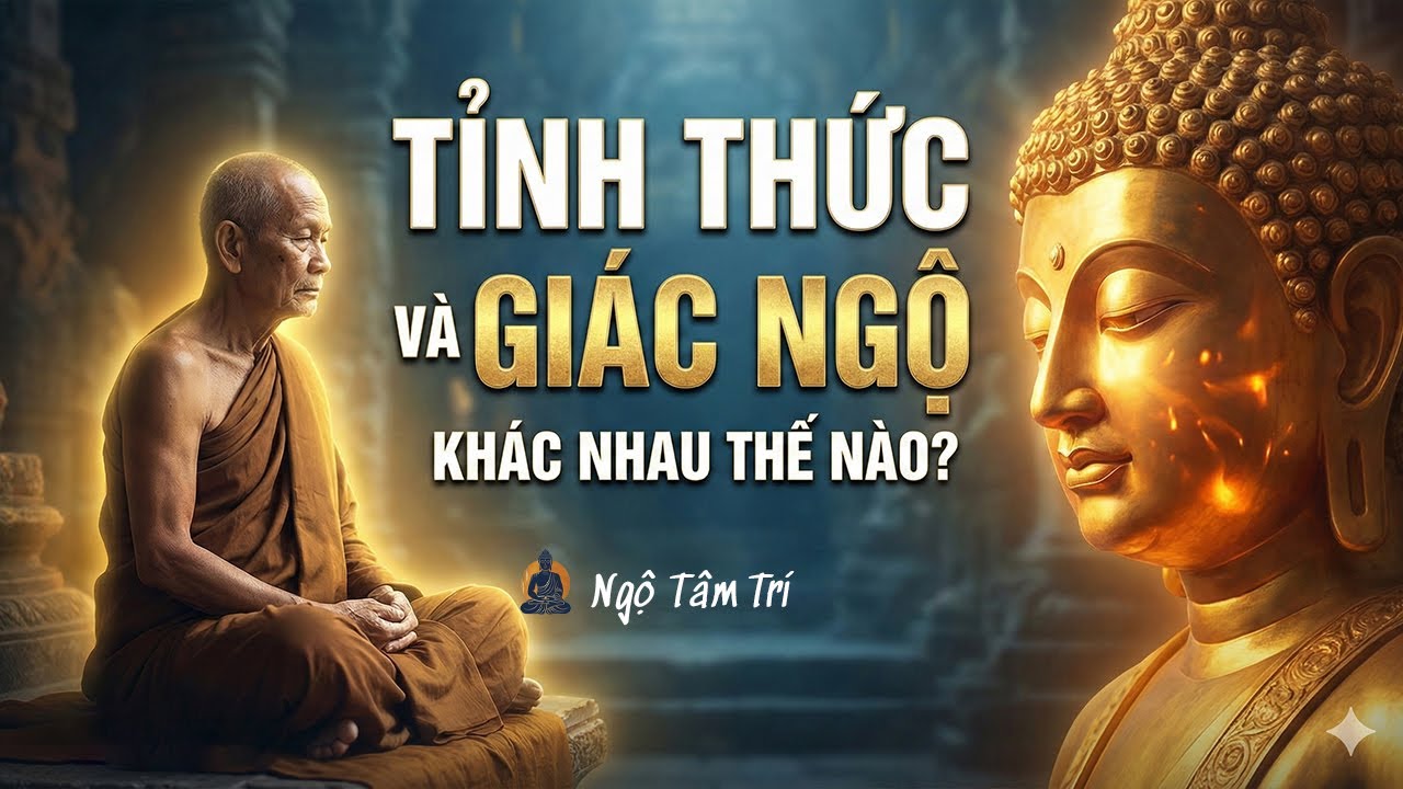 Tỉnh Thức và Giác Ngộ khác nhau thế nào? (Hiểu đúng 99% sai) | Ngộ Tâm Trí