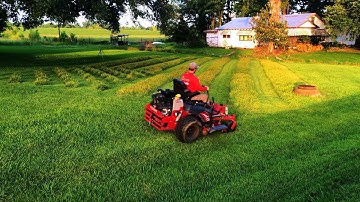 Mowed an American Flag in Our Lawn, but had to Mow it ALL DOWN