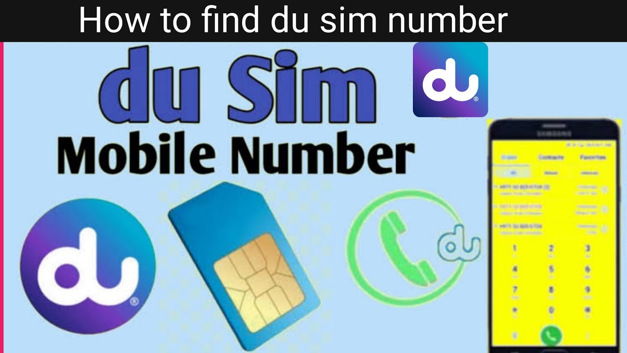 How to find du sim number | how to check du sim number | du sim number kaise check karen code