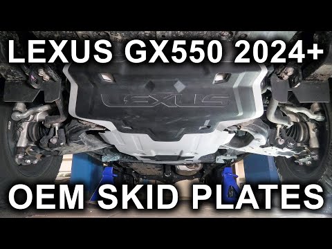 Lexus GX550 (2024-2025): OEM Skid Plates Installation.