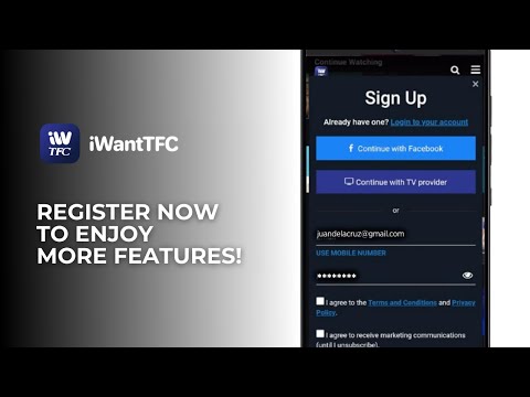How to Register on iWantTFC? Just follow these steps!