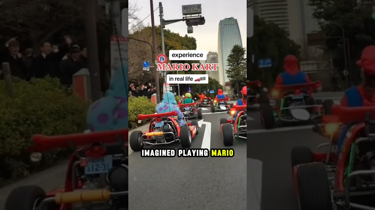Real Life Mario Kart in Tokyo!