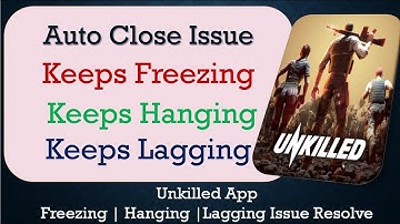 How to Fix Unkilled Auto Close | Keeps Hanging | Freezing | Lagging Issue Solve in Android
