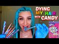 DYING MY HAIR WITH CANDY! *PIXI STICKS HAIR DYE*