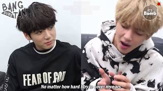 [ENG] 180204 [BANGTAN BOMB] V&Jungkook Singing at standby time