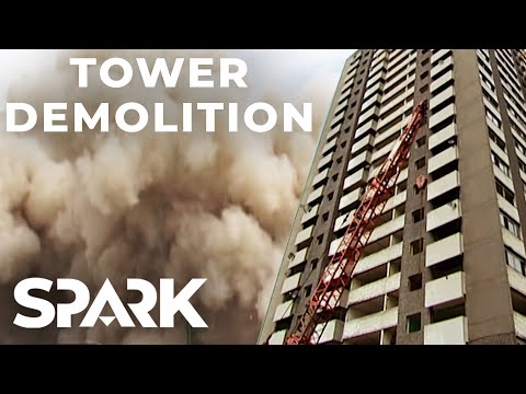 DESTROYING A TOWER BLOCK