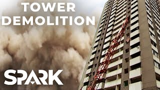 Destorying A Tower Block | Demolition Squad | Spark
