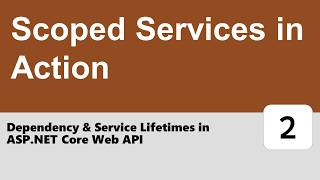 Dependency & Service Lifetimes in ASP.NET Core Web API #2 - Scoped Services in Action