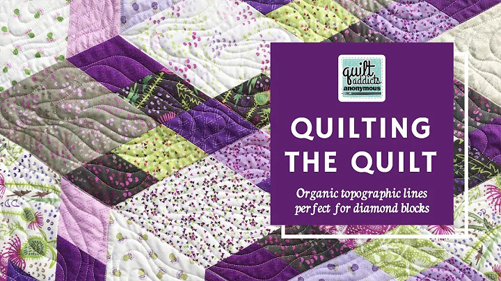 Free Motion Quilting Design Perfect for Diamond Bl...